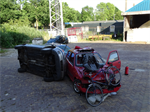 Oefening Brand Wegvervoer Auto Vaart Buitenpost